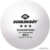 Мяч для настольного тенниса Donic-Schildkrot 3-Star Champion ITTF Poly 40+