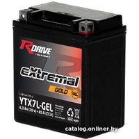 Мотоциклетный аккумулятор RDrive eXtremal Gold YTX7L-GEL (6 А·ч)