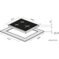 Варочная панель MAUNFELD EGHG.43.33CB2/G
