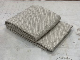 Плед Vladi Валенсия Boucle Reps 200x220 50201 (белый/песочный)