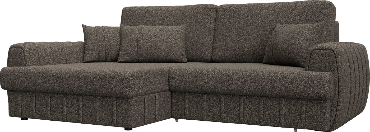 

Угловой диван Лига диванов Лига-057 НПБ левый 129280L (велюр Ness 07 коричневый)