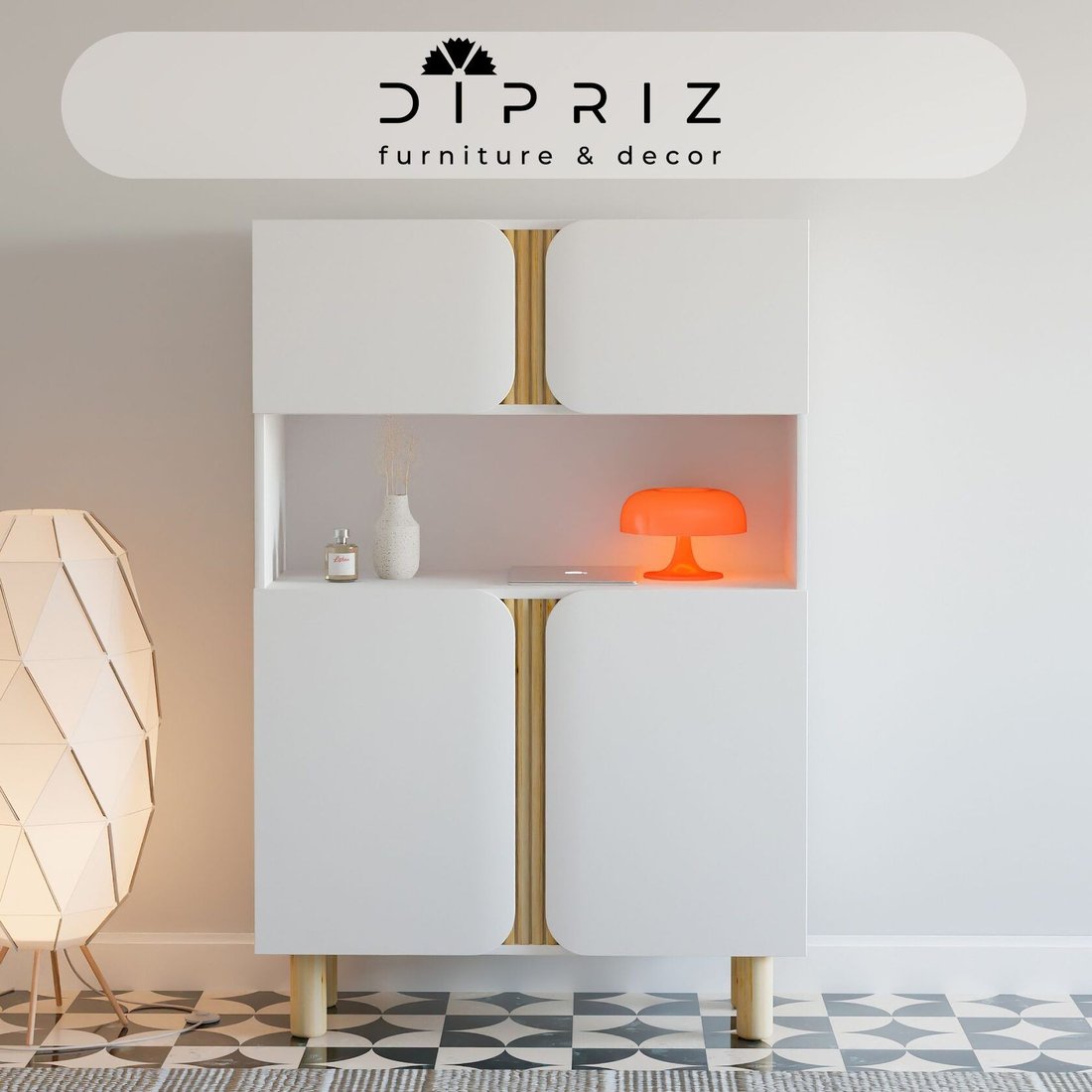 

Шкаф-гармошка Диприз Ola 2 дв. + 2 дв. Д.70039.1 (белый)