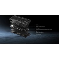 Клавиатура Gravastar Mercury K1 Lite Transparent Black (GravaStar x BSUN)