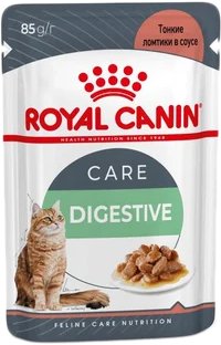 

Пресервы Royal Canin Digestive Care (тонкие ломтики) в соусе 85 г