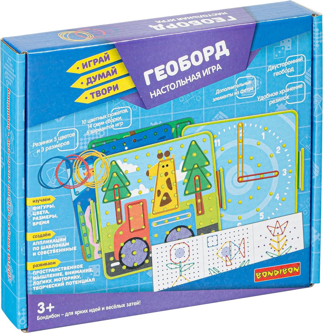 

Развивающая игра Bondibon Геоборд ВВ4983