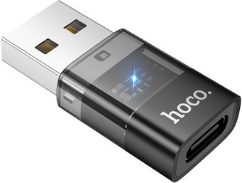 Адаптер Hoco UA36C USB Type-A - USB Type-C (черный)
