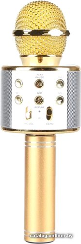 Bluetooth-микрофон Wise WS-858 (золотистый)