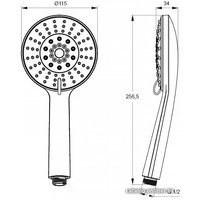 Душевая лейка IDDIS 0605F00i19