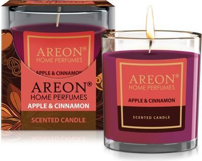 

Ароматизированая свеча Areon Apple & Cinnamon CR01 (120г)