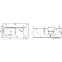 Ванна Polimat Avo 150x75 00483 (белый)