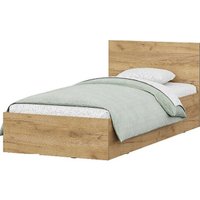 Кровать SV-Мебель МСП 1 с основанием 90х200 (дуб золотой) в Лиде