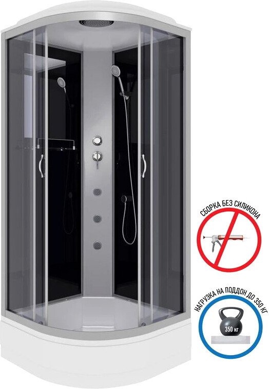 

Душевая кабина Niagara NG-3501-14G 90x90