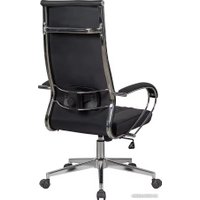Офисное кресло SitUp Mike chrome (экокожа Black/Black)