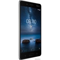 Телефон Nokia 8 Single SIM (матовый стальной)