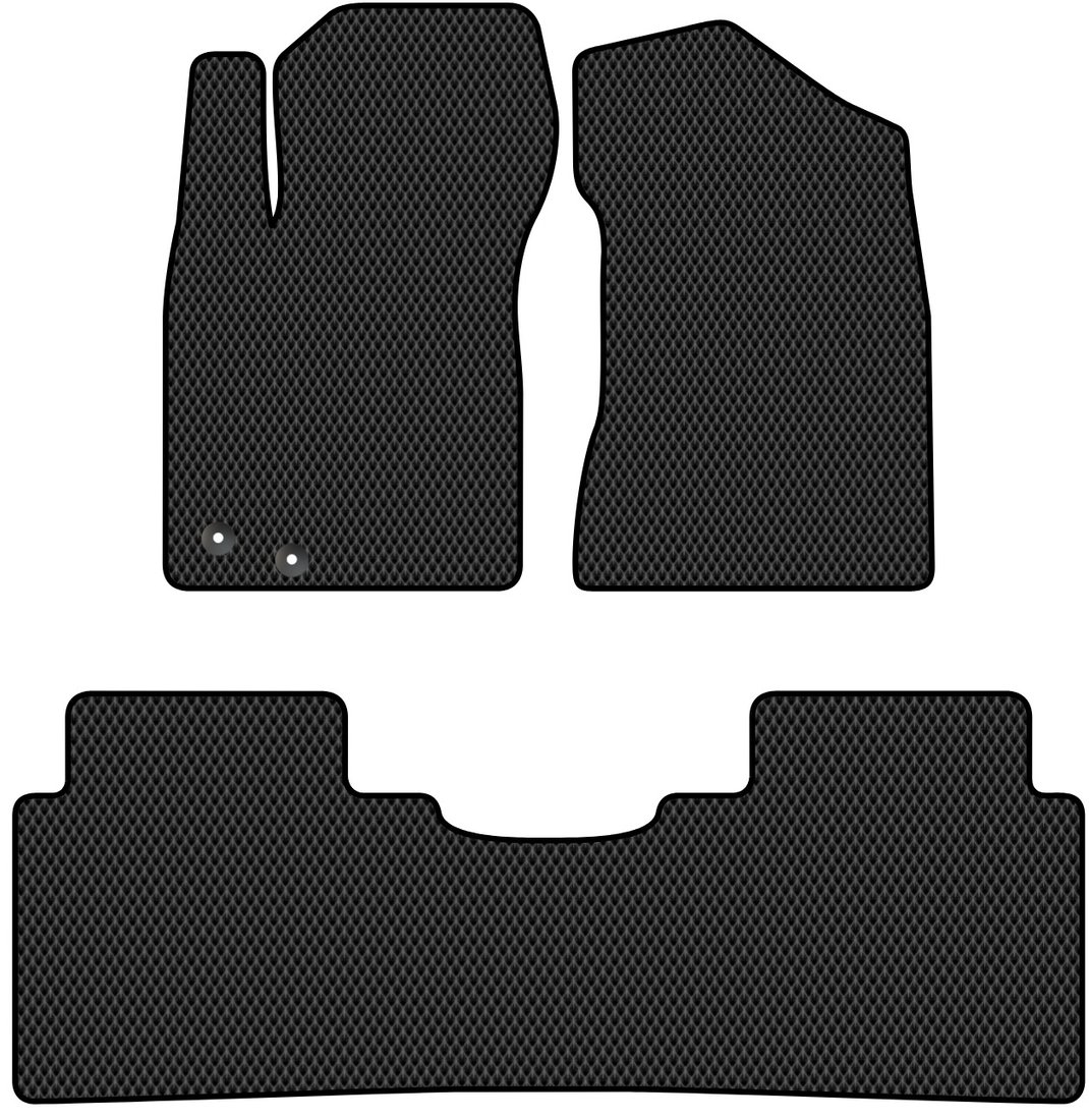 

Комплект ковриков для авто Alicosta Dongfeng DF6 I (пикап) 2022 - Н.В. (черный, ромб)