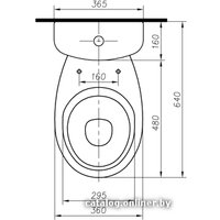 Унитаз напольный Colombo Полисся плюс S19990100