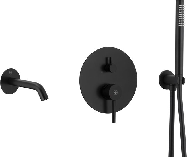

Душевой гарнитур Armatura Moza Black 5039-401-81