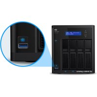 Сетевой накопитель WD My Cloud EX4100 16TB (WDBWZE0160KBK-EESN)