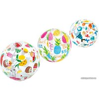 Мяч надувной для плавания Intex Lively Print 59040 (в ассортименте)