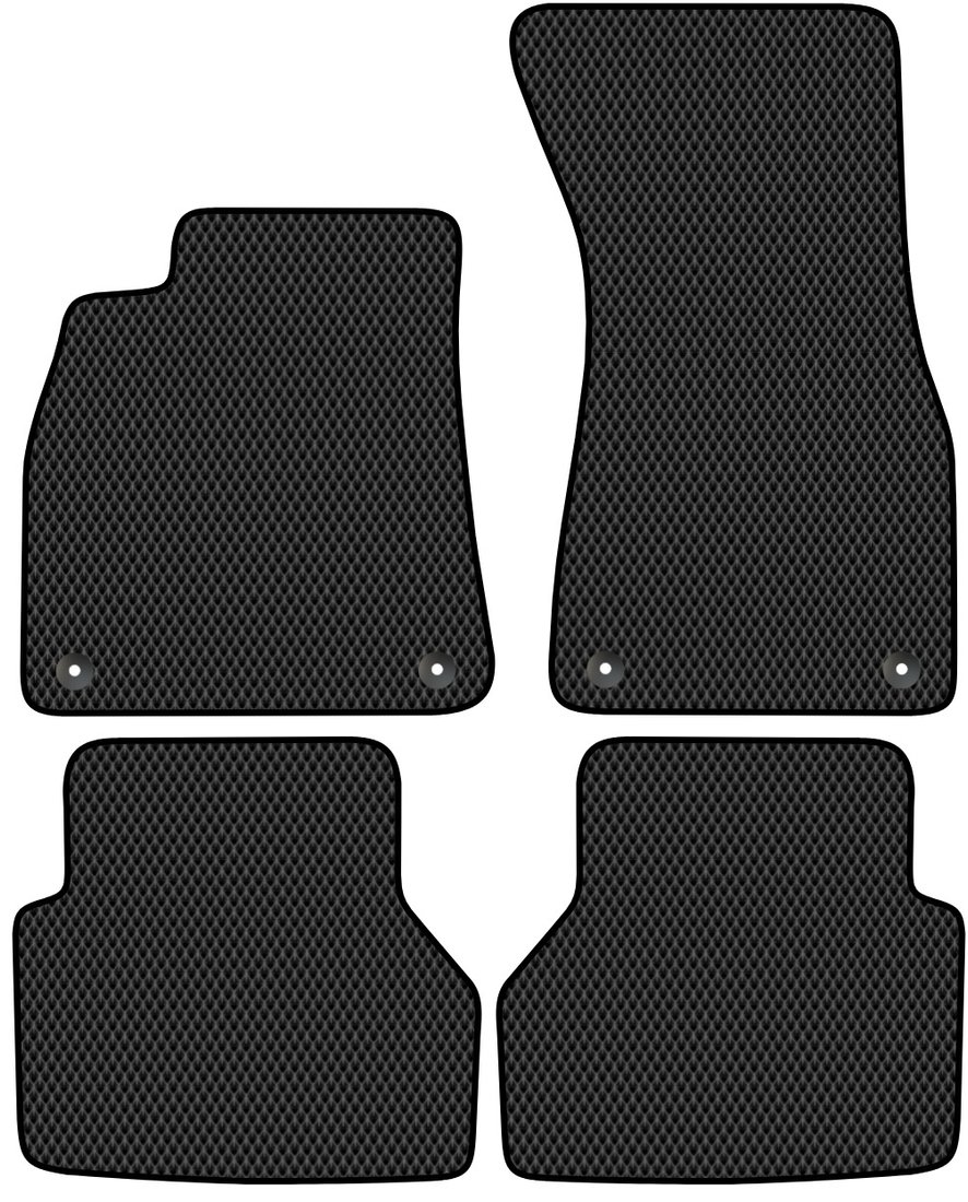 

Комплект ковриков для авто Alicosta Audi A6 V (седан, универсал / C8) 2018 - Н.В. (черный, ромб)