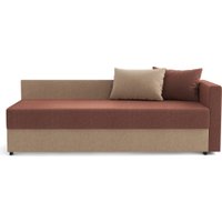 Тахта Олмеко Мальта М (жаккард, тесла шоколад/жаккард, тесла крем)