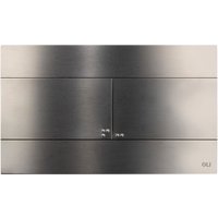 Панель смыва OLI Slim 889313 INOX (оружейный металл)