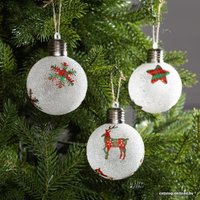 Елочная игрушка Luazon Клетчатые узоры 5864394