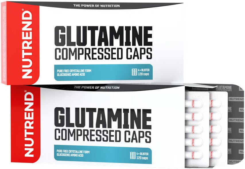 L-глютамин Nutrend Glutamine Compressed Caps (120 капсул)