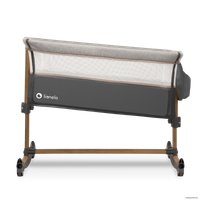 Приставная детская кроватка Lionelo Leonie (бежевый/песочно-серый)