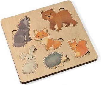 Развивающая игрушка Десятое королевство Лесные животные 00764