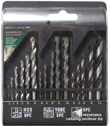 Набор оснастки для электроинструмента RockForce RF-DBS16M (16 предметов)