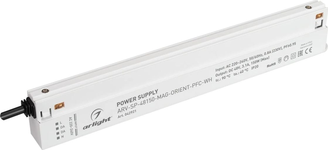 

Блок питания Arlight ARV-SP-48150-MAG-ORIENT-PFC-WH (48V. 3.1A. 150W) 042921