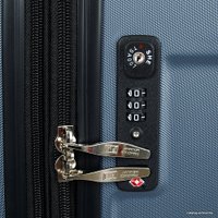 Чемодан-спиннер Francesco Molinary 336-161426/3-24 (серый)