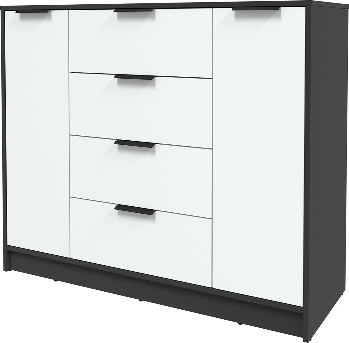 

Тумба Интерлиния Концепт КТ-Т120 Глосс (антрацит/белый)