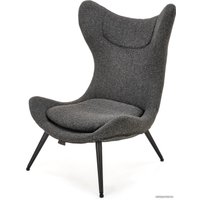 Интерьерное кресло Halmar Atlantis (антрацит/черный)