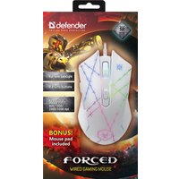 Игровая мышь Defender Forced GM-020L (белый)