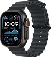 Watch Ultra 2 LTE 49 мм (титановый корпус, черный/черный, ремешок из эластомера)