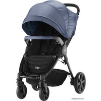 Коляска прогулочная «книга» Britax Romer B-Agile 4 Plus (прогулка, с капюшоном, black denim)