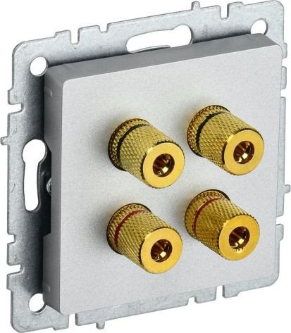 

Розетка акустическая IEK Brite BR-S40-K47