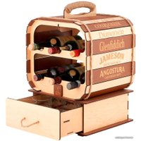 Подарочный набор Экспедиция Бочка-Бар 7111 (бежевый/коричневая)