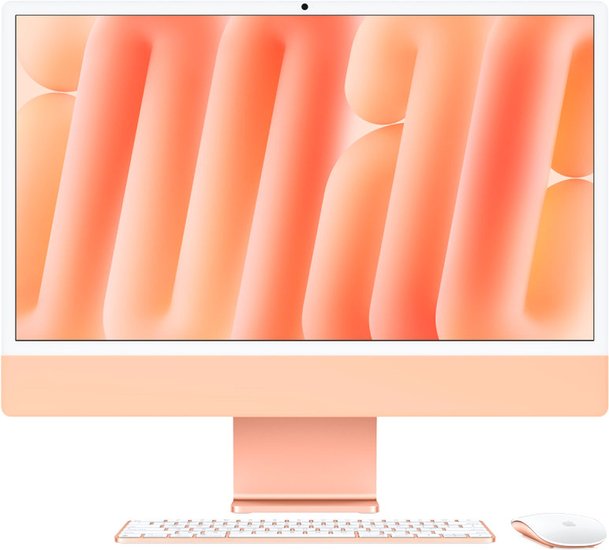 Apple iMac M4 2024 16GB/256GB (, pomarańczowy)
