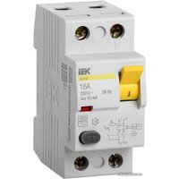Устройство защитного отключения IEK ВД1-63 2Р 16А 10мА MDV10-2-016-010