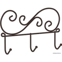 Вешалка для одежды ЗМИ Кружева 3 ВН 275 (медный антик)