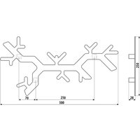 Вешалка для одежды GAMET Ветка WS10-L2