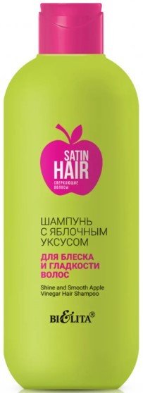 

Шампунь Belita Satin Hair Сверкающие волосы с яблочным уксусом 400 мл