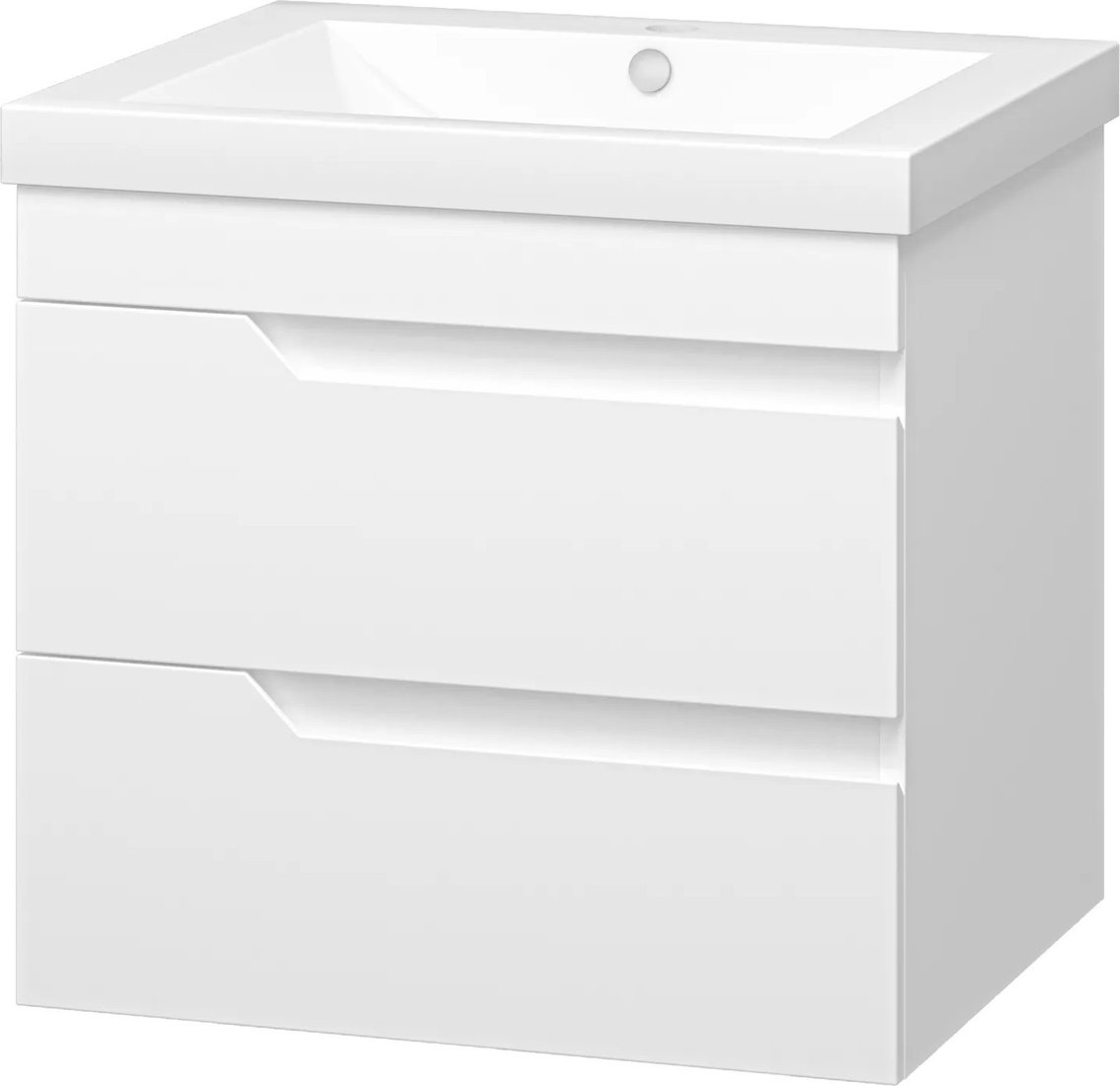 Misty Тумба с умывальником Софт 60 П-Соф-01060-011П2Я+10.150.00580.001