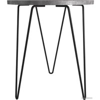 Журнальный столик Sheffilton SHT-CT27-2 (мокрый асфальт/черный муар)