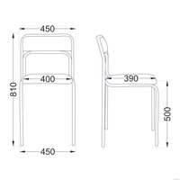 Офисный стул UTFC Аскона BL C11 (черный) в Могилеве
