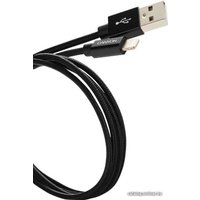 Кабель Canyon MFI-3 CNS-MFIC3PB USB Type-A - Lightning (1 м, черный)