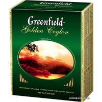 Черный чай Greenfield Golden Ceylon 100 шт в Солигорске